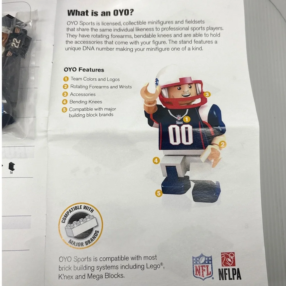 OYO NFL Rush Zone Chicago Bears Team Pass-Age Matt Forte 85 Pcs Building Set